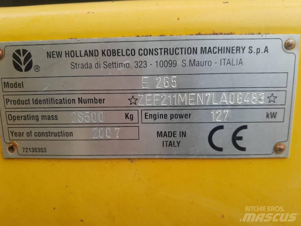 New Holland E 265 Excavadoras de cadenas