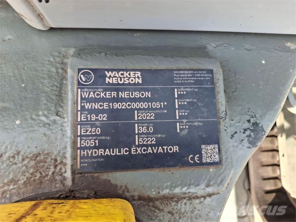 Wacker Neuson EZ50 Excavadoras de cadenas
