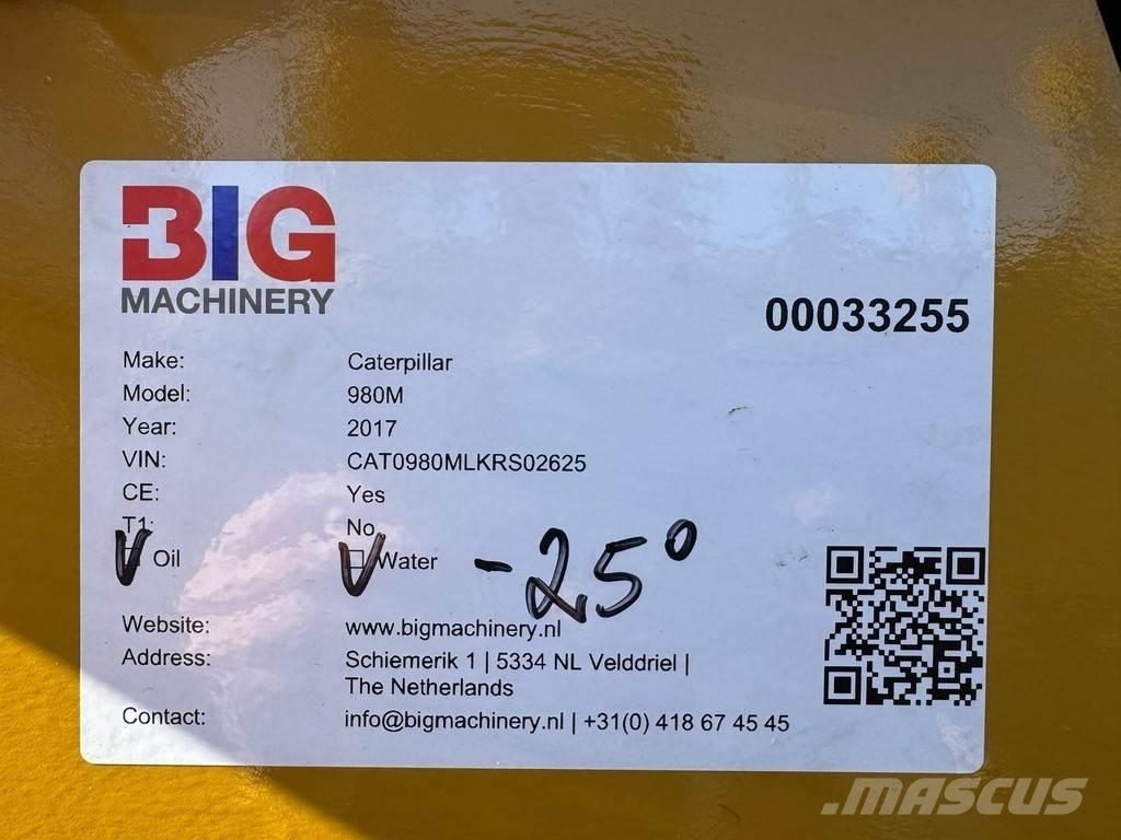 CAT 980M Cargadoras sobre ruedas
