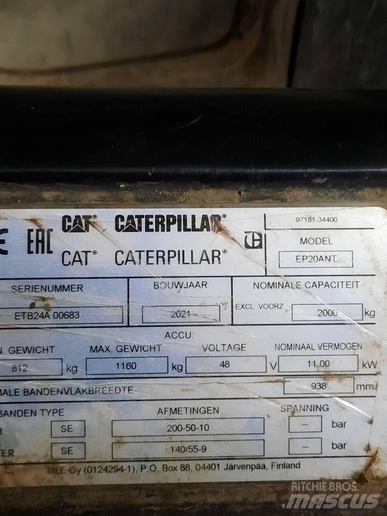 CAT EP20ANT Carretillas de horquilla eléctrica