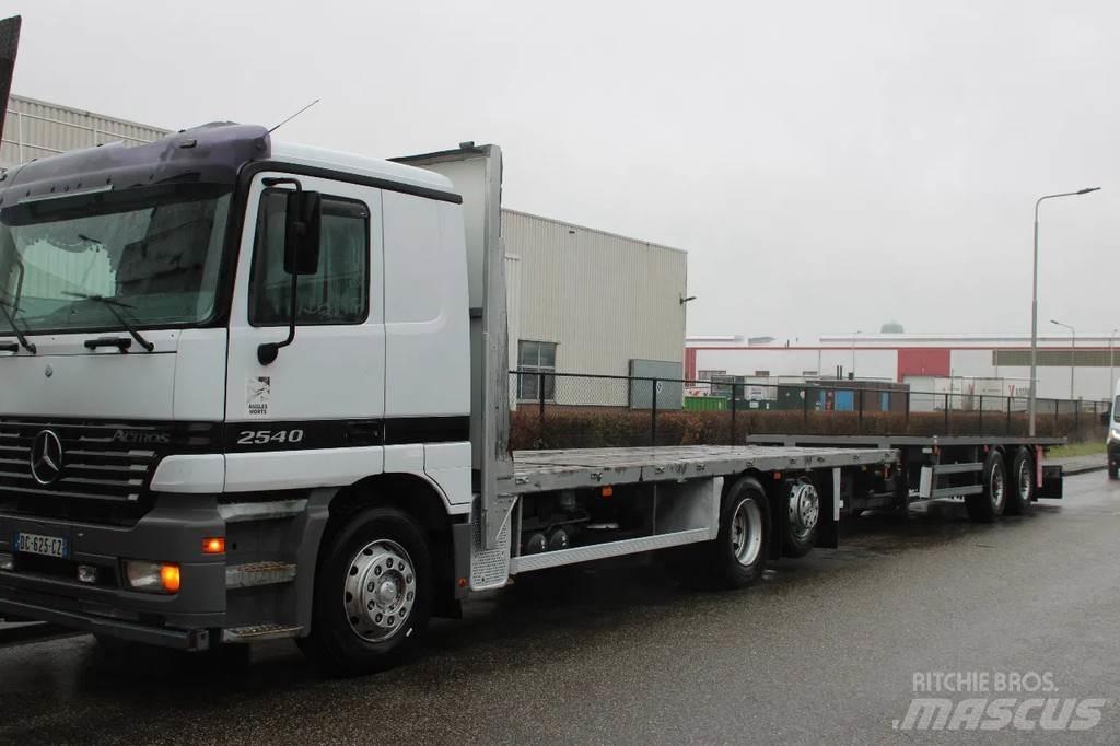 Samro 2 axle Plataforma plana/laterales abatibles