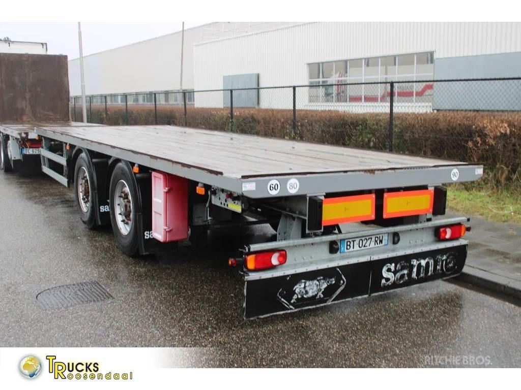 Samro 2 axle Plataforma plana/laterales abatibles