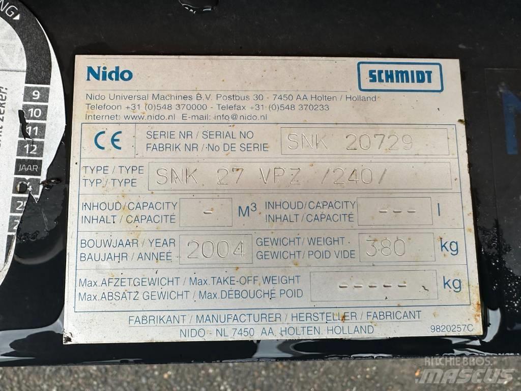 Nido SNK 27 VPZ 240 Láminas y cuñas quitanieves