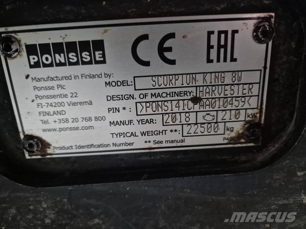 Ponsse Scorpion King Cosechadoras