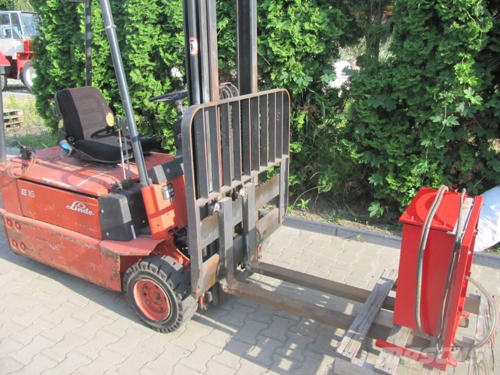 Linde E 16 Carretillas de horquilla eléctrica