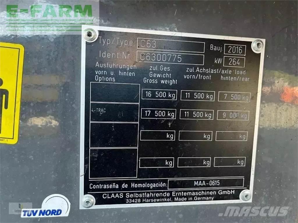 CLAAS lexion 630 Cosechadoras combinadas