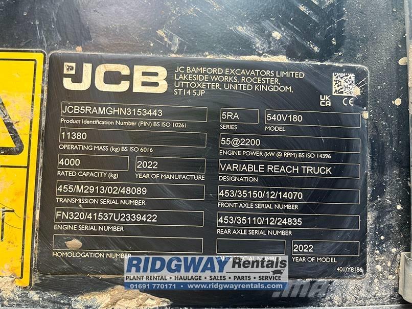 JCB 540-180 Carretillas telescópicas