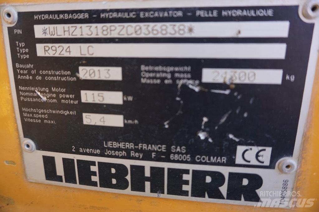 Liebherr R 924 LC Excavadoras de cadenas
