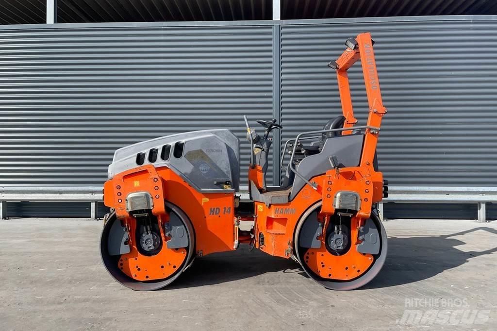 Hamm HD 14 VV Rodillos de doble tambor