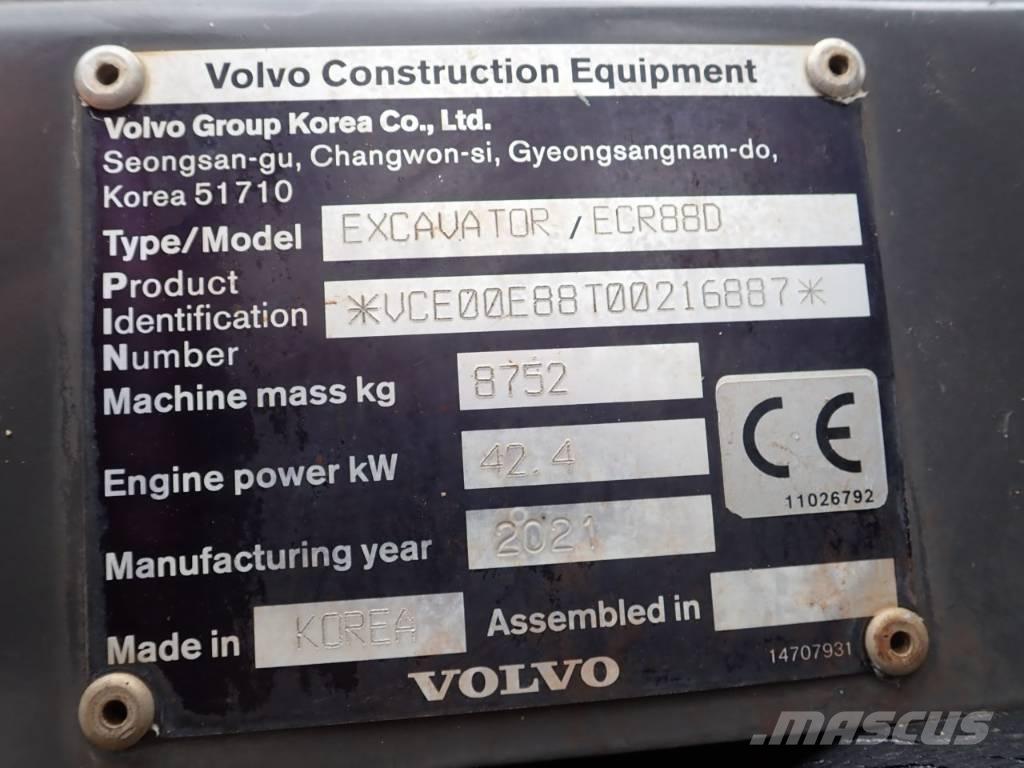 Volvo ECR 88 D Excavadoras 7t - 12t