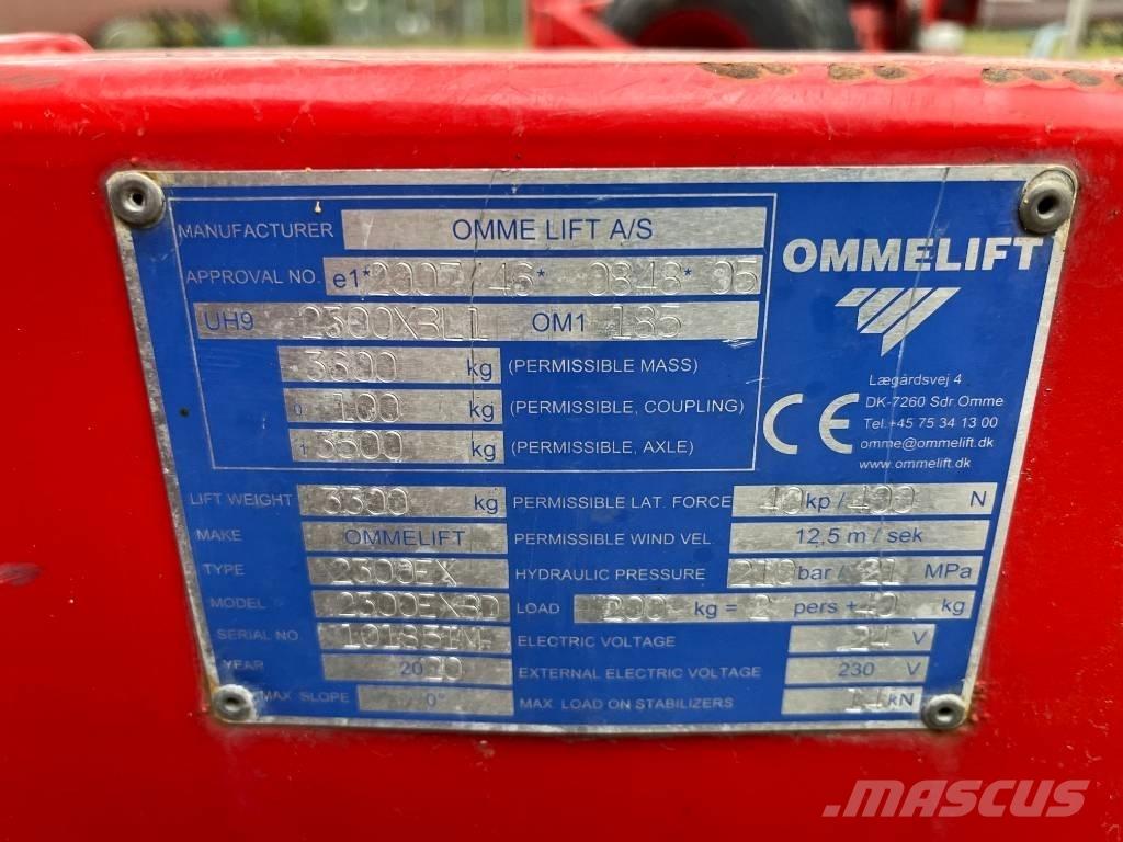 Omme 2300EXBD Plataformas remolcables
