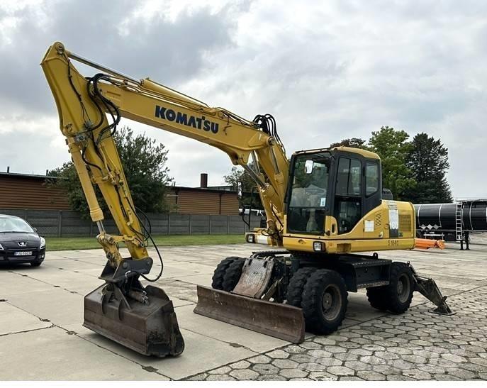 Komatsu PW 160-7E0 Excavadoras de ruedas