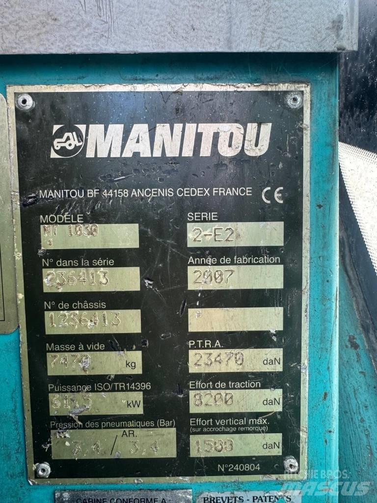 Manitou MT 1030 S Carretillas telescópicas
