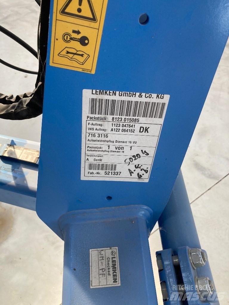 Lemken Diamant 16 Arados reversibles suspendidos