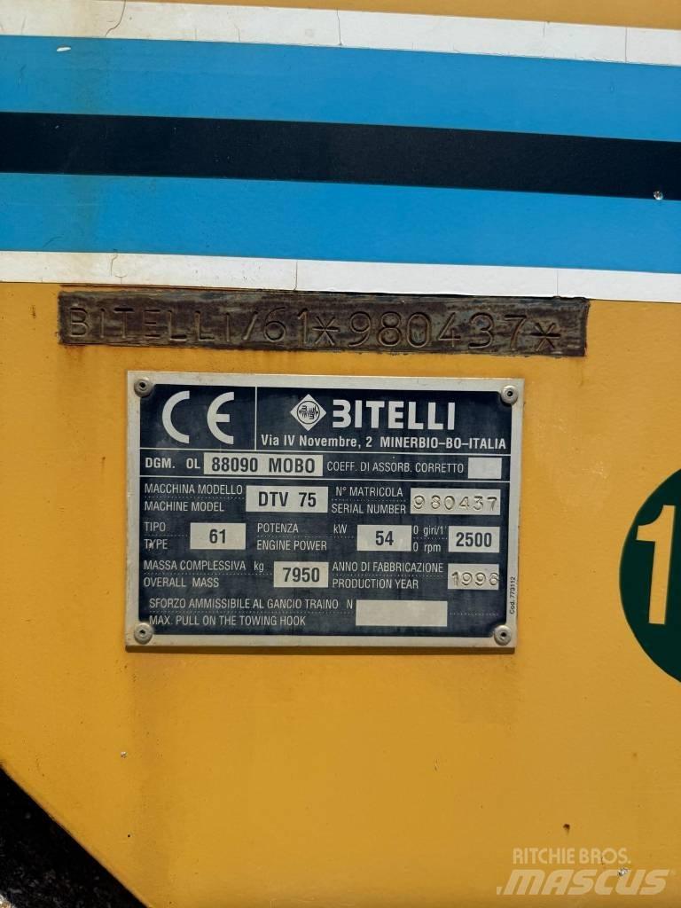 Bitelli DTV 75 Rodillos de doble tambor