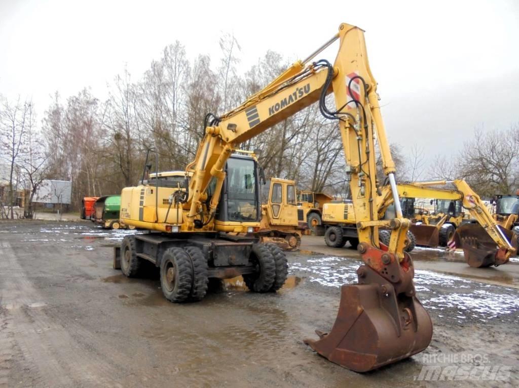 Komatsu PW 130ES-6K Excavadoras de ruedas