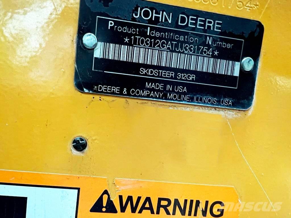 John Deere 312 Minicargadoras