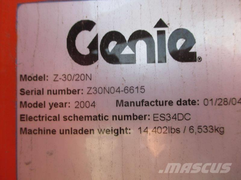 Genie Z 30/20 N Plataforma de trabajo articulada