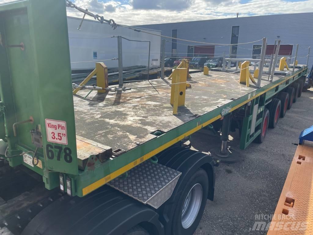 Nooteboom OVB-102-06 Semirremolques de plataformas planas/laterales abatibles