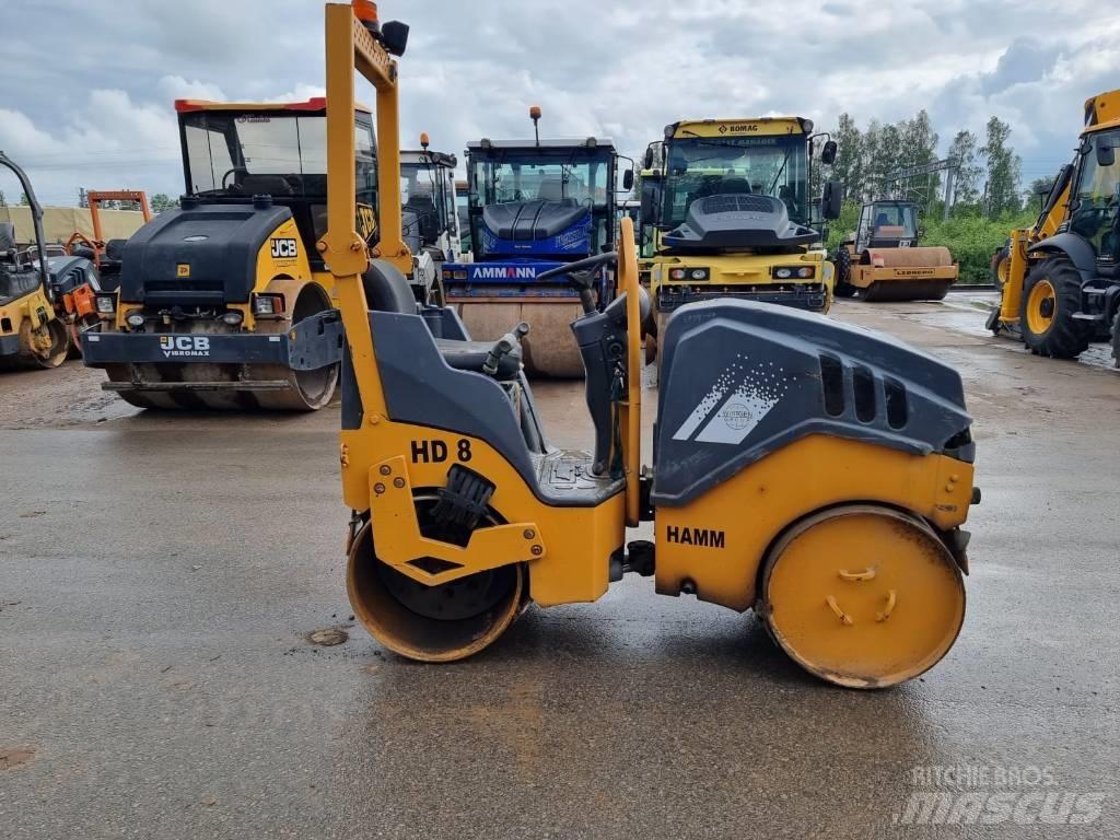 Hamm HD8 CW Rodillos de doble tambor