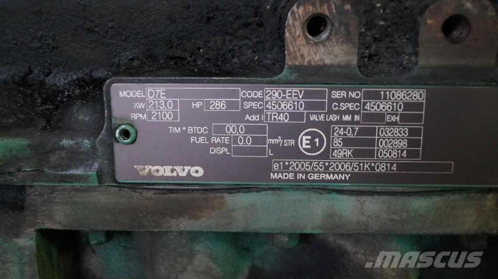 Volvo D7E 290 USED Motores