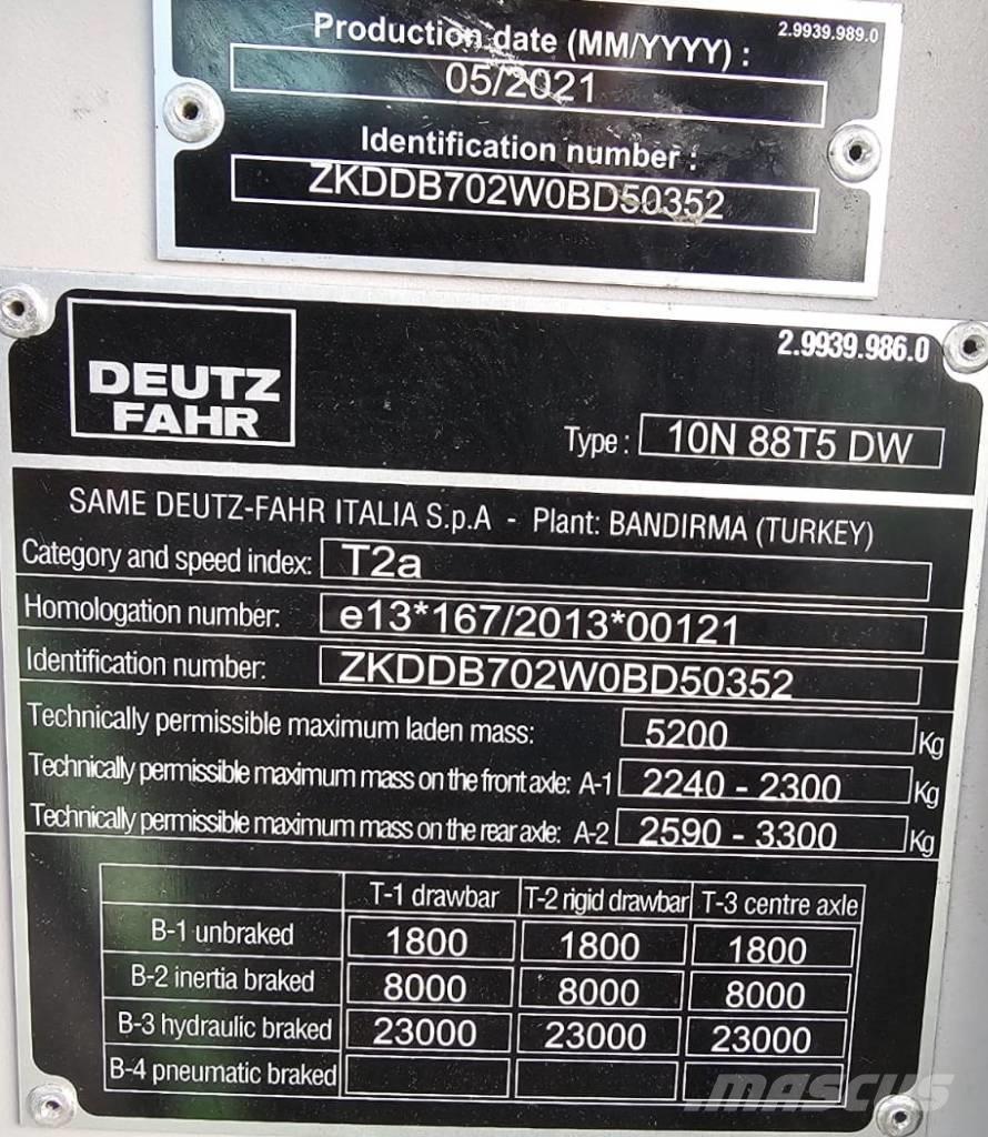 Deutz-Fahr 5090 Tractores