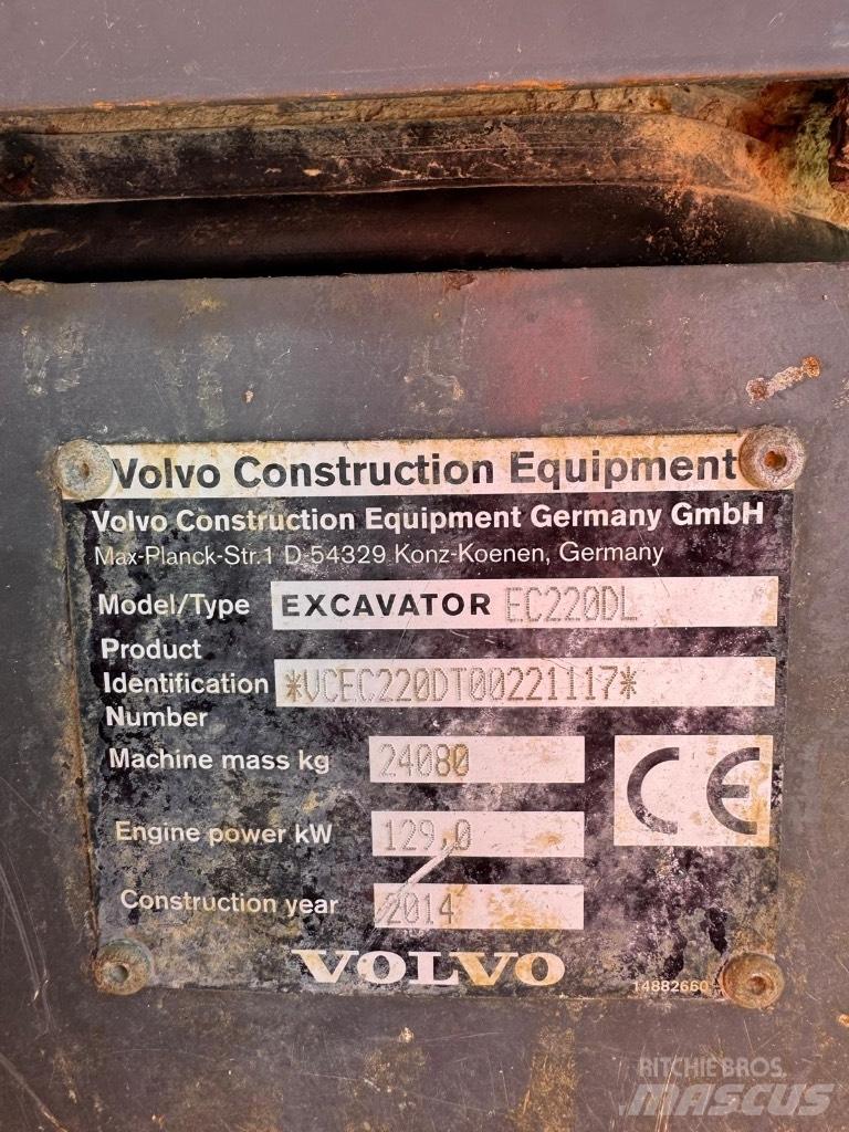 Volvo EC 220 DL Excavadoras de cadenas