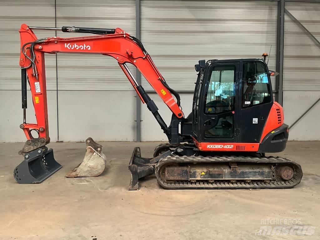 Kubota KX 080-4 A 2 Excavadoras 7t - 12t