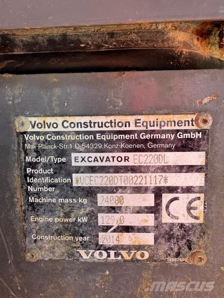 Volvo EC 220 DL Excavadoras de cadenas