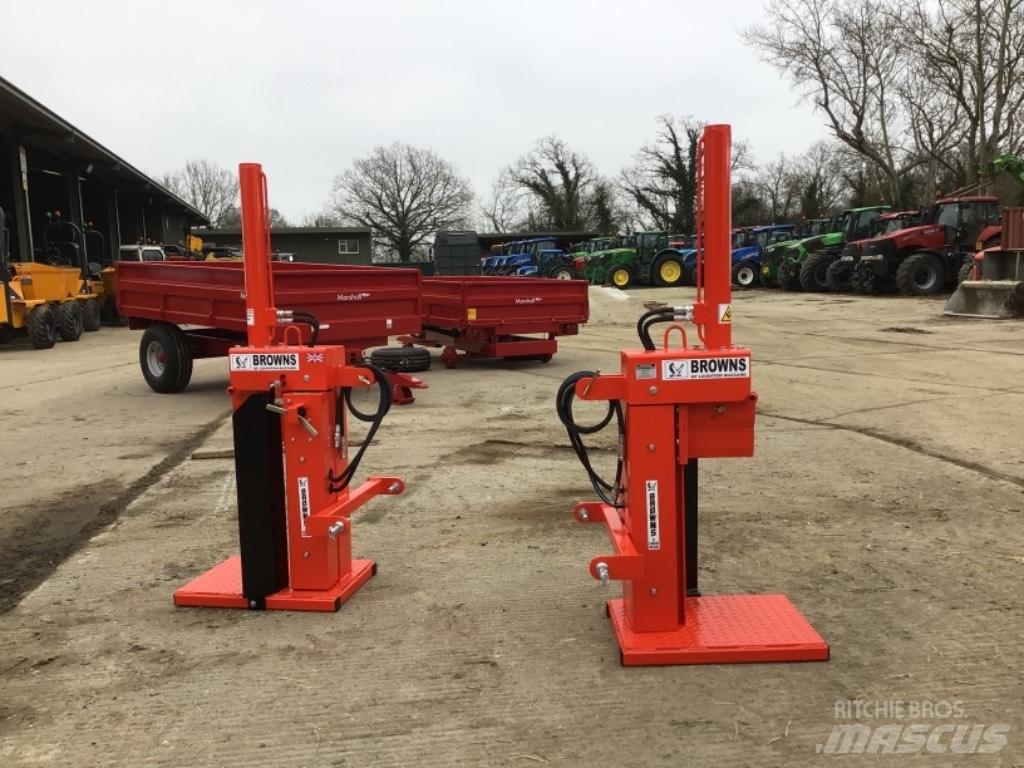 Browns Log splitter Procesadoras y cortadoras de leña