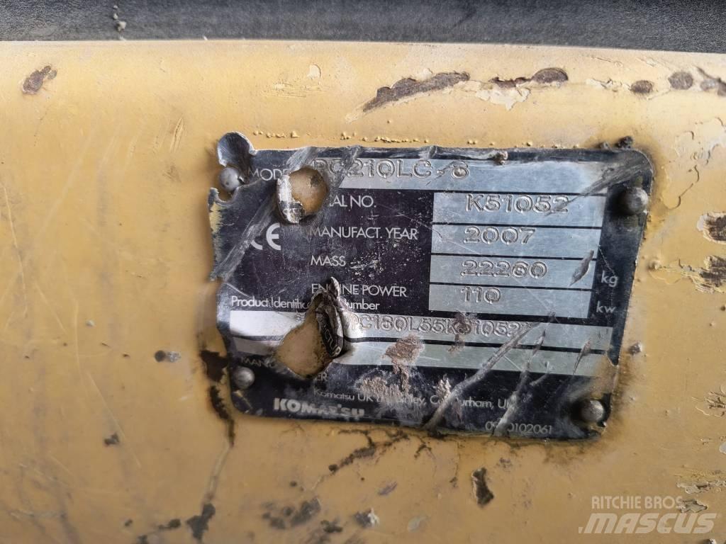 Komatsu 210 LC Excavadoras de cadenas