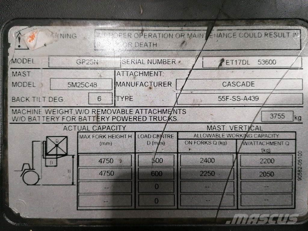 CAT GP25N Carretillas LPG