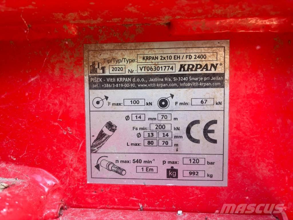Krpan 2x10EH Harwarders