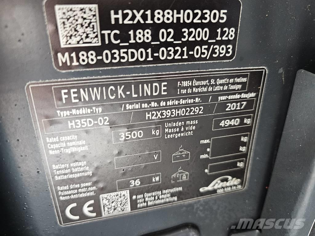 Linde H35D-02 Carretillas diesel