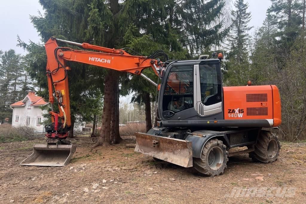Hitachi ZX 140 W-3 Excavadoras de ruedas