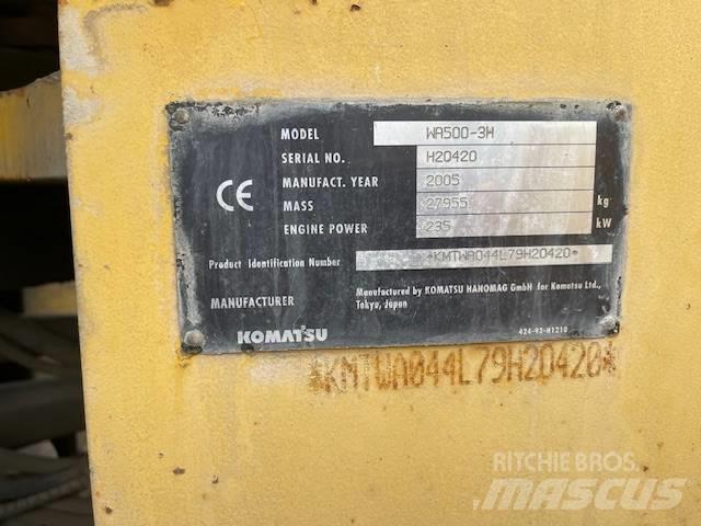 Komatsu WA 500-3H Cargadoras sobre ruedas