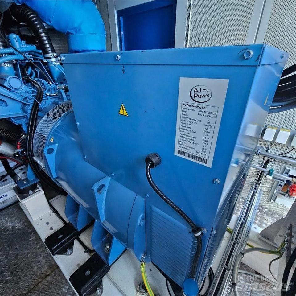 MTU 800 KVA Generadores diesel