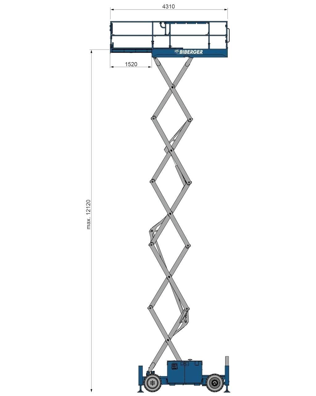 Genie GS 4069 BE Plataformas tijera