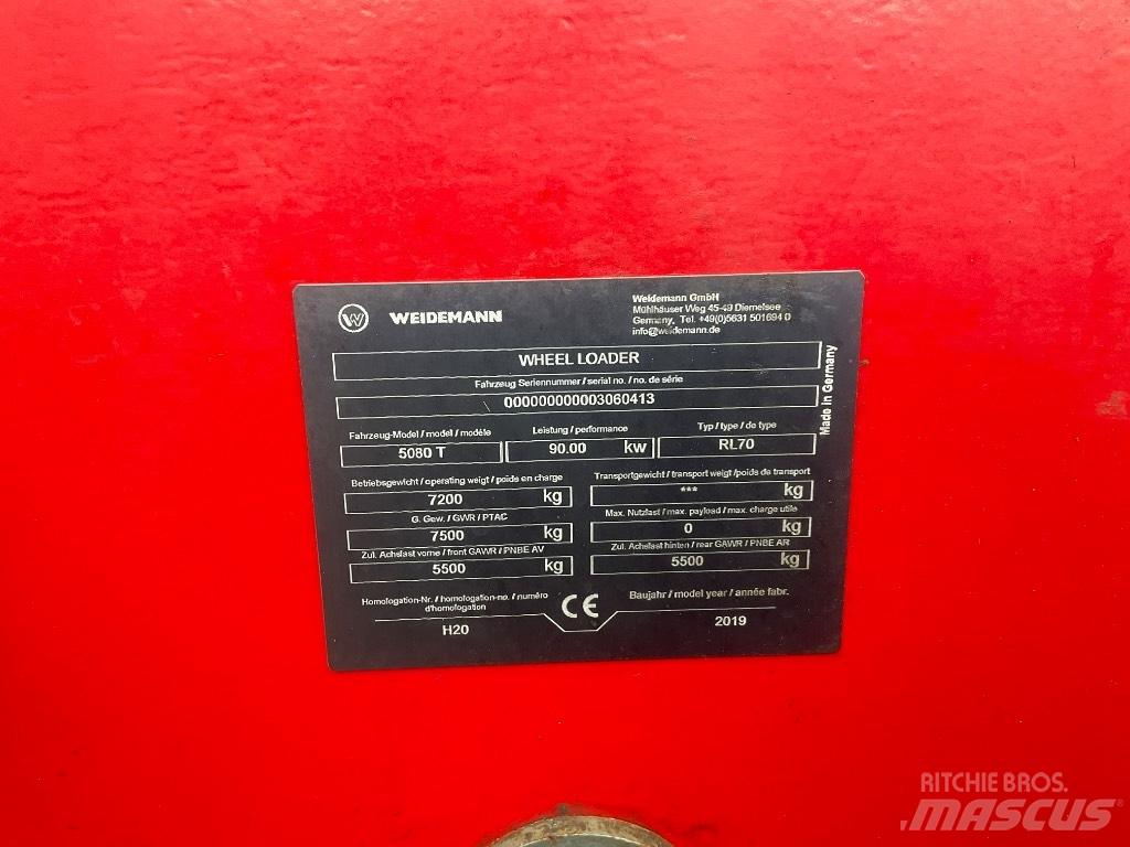 Weide 5080 T Cargadoras de ruedas telescópicas