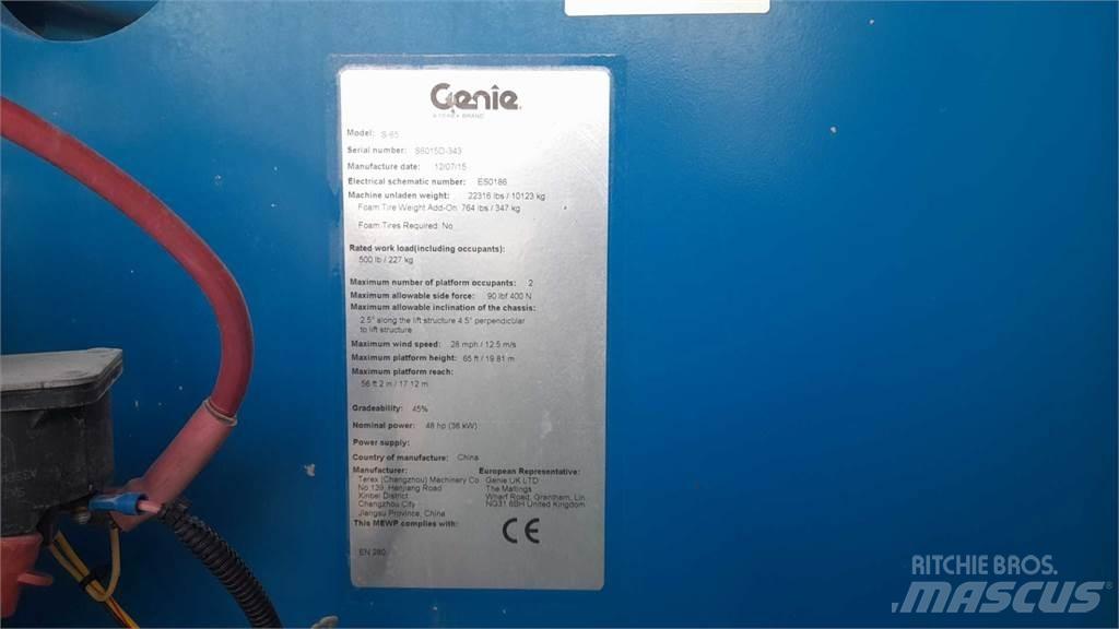 Genie S65 Plataformas de trabajo telescópica