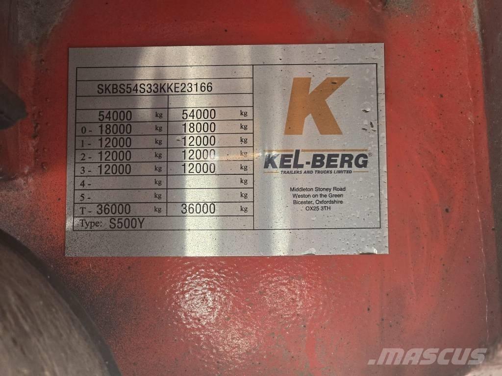 Kel-Berg 3 AS Semirremolques de plataformas planas/laterales abatibles