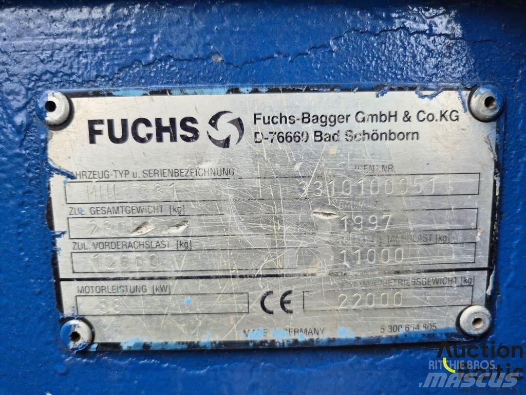 Fuchs MHL 331 Excavadoras de ruedas