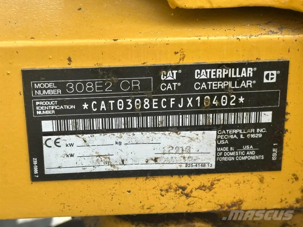 CAT 308 E 2 CR Excavadoras 7t - 12t