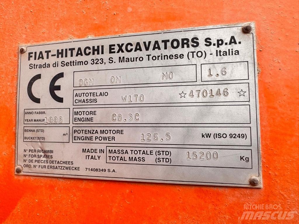 Hitachi W 170 Cargadoras sobre ruedas