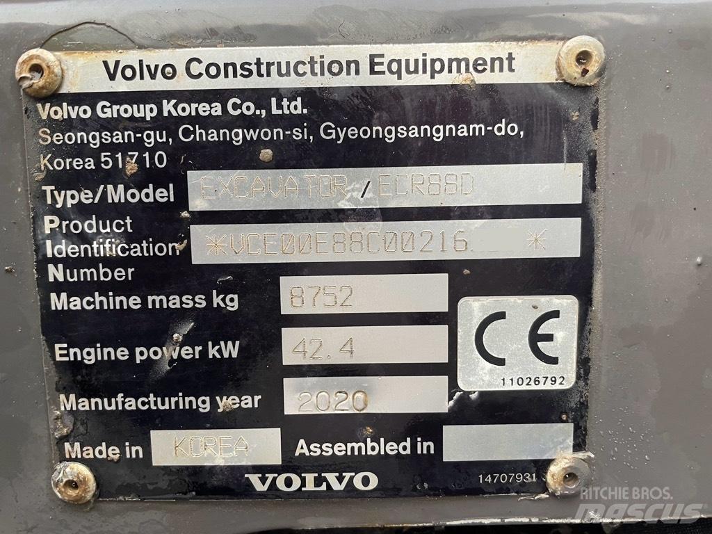 Volvo ECR 88 D PRO Excavadoras 7t - 12t