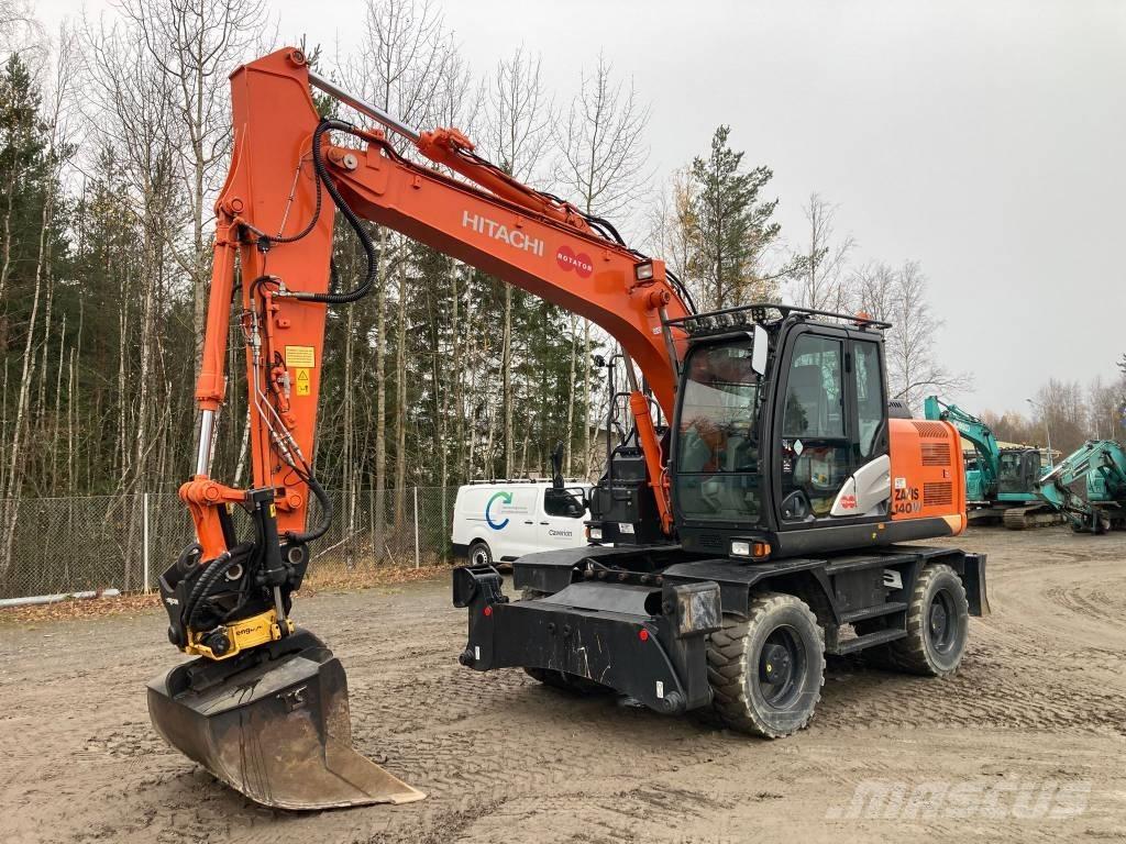 Hitachi ZX 140 W-5B Excavadoras de ruedas