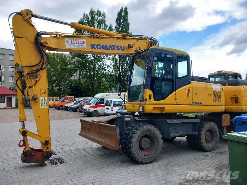 Komatsu PW 180-7EO Excavadoras de ruedas