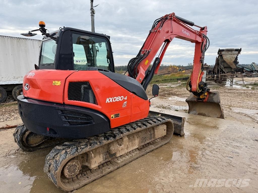 Kubota KX 080-4 Mini excavadoras < 7t