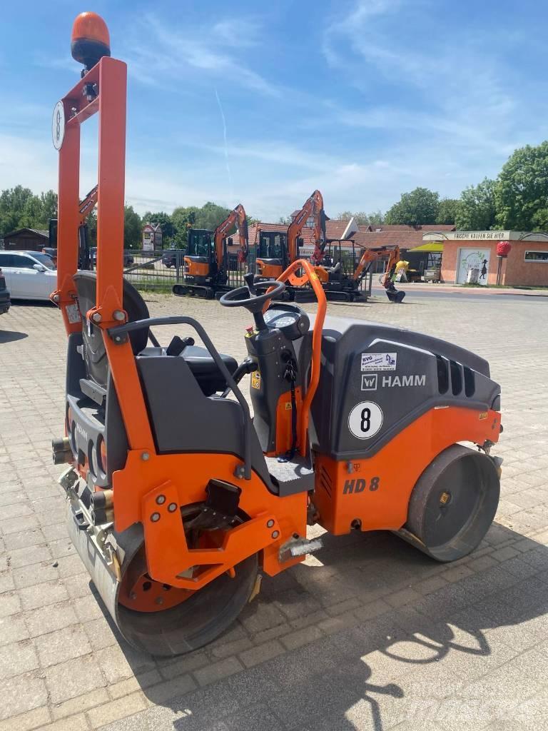 Hamm HD8VV Rodillos de doble tambor