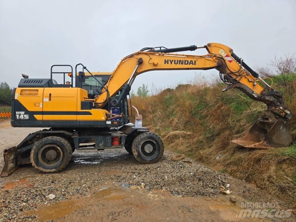 Hyundai HW 145 Excavadoras de ruedas
